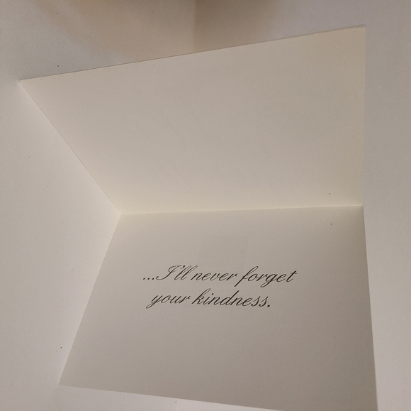 DARK Green Landscape Thank You Card - Picture 3 of 5